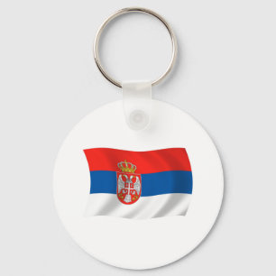 Chaveiro Pulseira da Bandeira da Sérvia