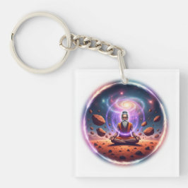 Chaveiro Pulseira de Acrílico Cosmic Meditator