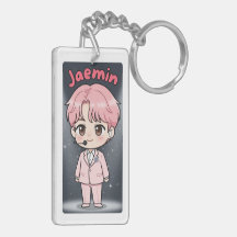 Pulseira de Acrílico Jaemin Edição Cabelo Rosa
