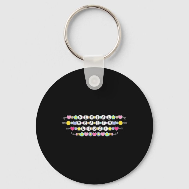 Chaveiro Pulseira de Amizade de Enfermeira de Saúde Mental  (Frente)