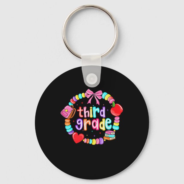 Chaveiro Pulseira de Amizade do Primeiro Dia da 3ª Série Vo (Frente)