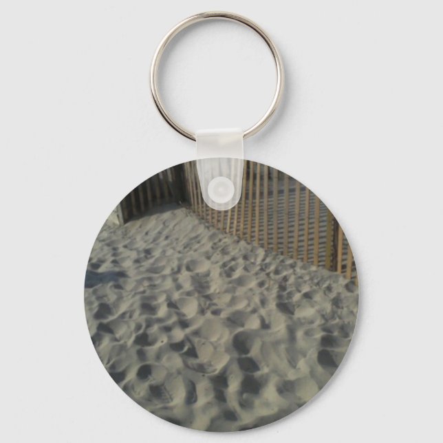 Chaveiro Pulseira de Areia de Praia (Frente)