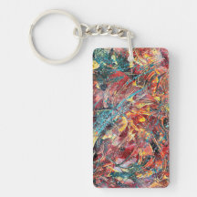 Pulseira de Arte Abstrata Contemporânea