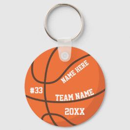 Chaveiro Pulseira de Basquete Personalizada Jogador de Equi