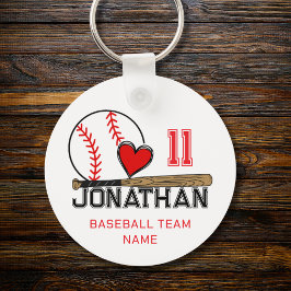 Chaveiro Pulseira de Beisebol Personalizada | Presente com