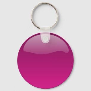 Chaveiro Pulseira de Botão Brilhante Roxo