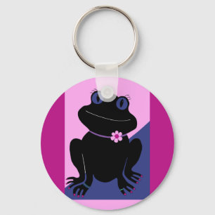 Chaveiro Pulseira de Botão Sapo da Paz