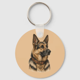 Chaveiro Pulseira de cachorro Alsaciano para veterinário