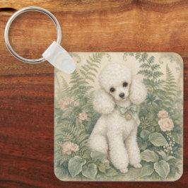 Chaveiro Pulseira de Cachorro Poodle Miniatura da Vovó