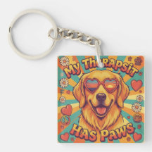 Pulseira de Cachorro Retriever Dourado Engraçado