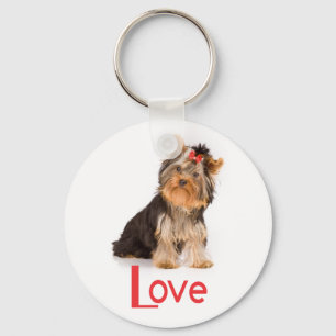 Chaveiro Pulseira de Cachorro Yorkshire Terrier Filhote