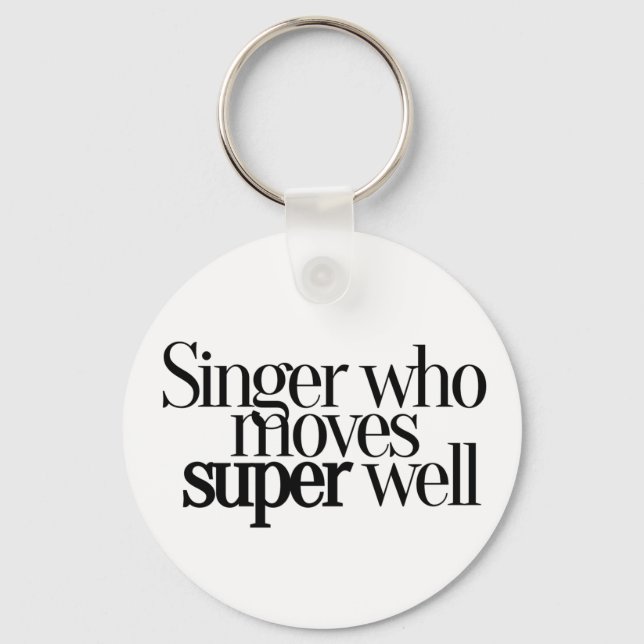 Chaveiro Pulseira de Cantora que Dança Super Bem (Frente)