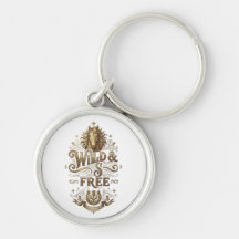 Pulseira de Cavalos Western Vintage "Wild & Free"