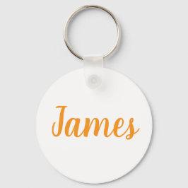 Chaveiro Pulseira de chave com o nome James em metal