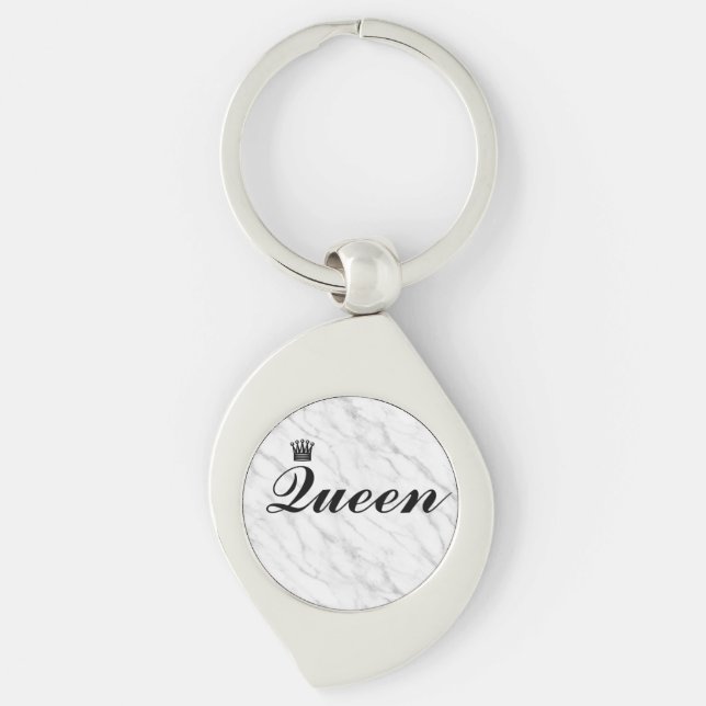 Chaveiro Pulseira de chave Coroa da Rainha (Frente)