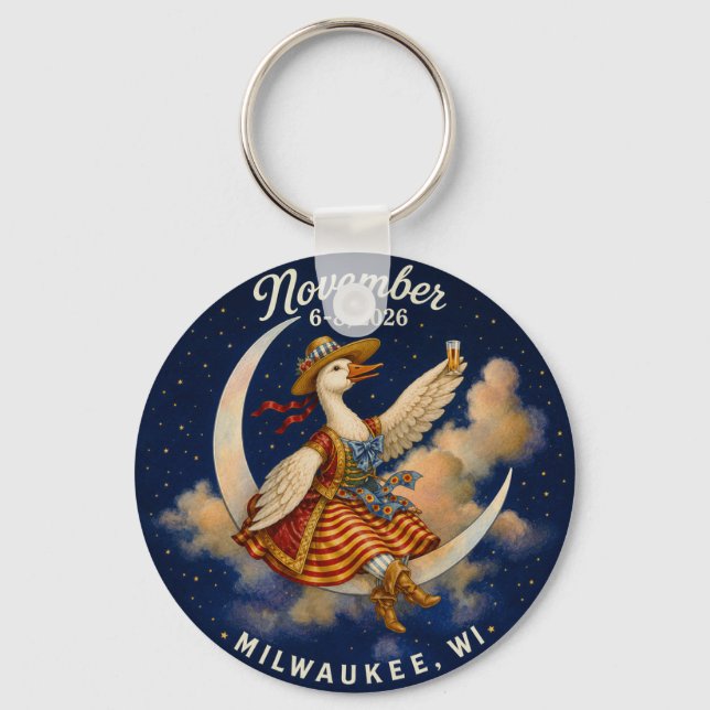 Chaveiro Pulseira de chave da Banda Goose - Milwaukee 2026 (Verso)