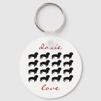 Chaveiro Pulseira de chave Doxie Love