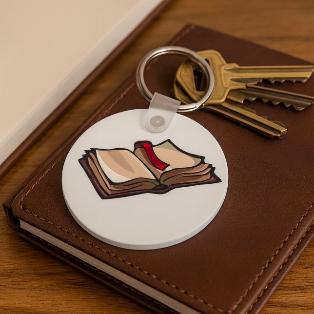 Chaveiro Pulseira de chave Livro Aberto (Criador carregado)