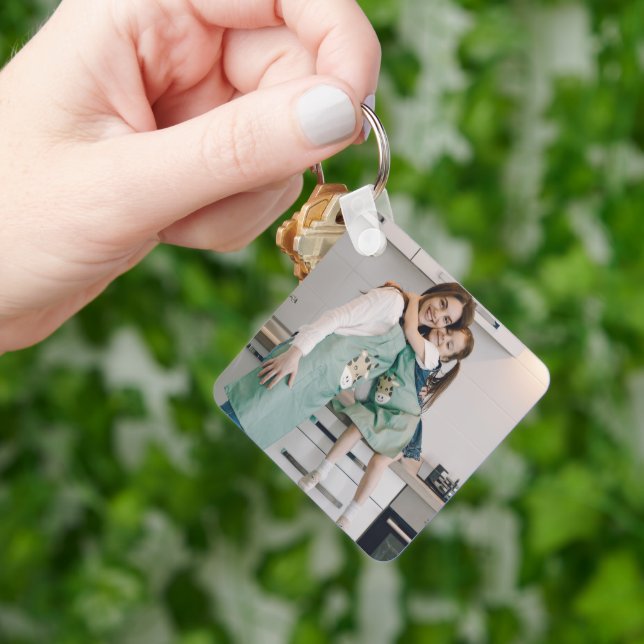Chaveiro Pulseira de chave personalizada com foto, Dia das  (Mão)