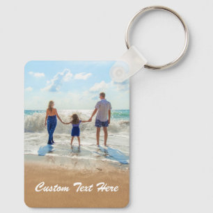 Chaveiro Pulseira de Chave Personalizada com Foto e Texto