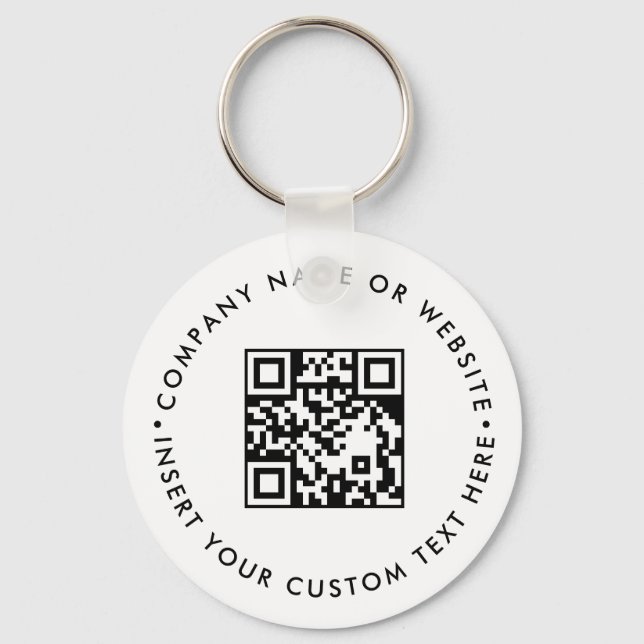 Chaveiro Pulseira de chave personalizada com QR promocional (Frente)