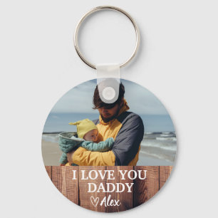 Chaveiro Pulseira de Chave Personalizada Papai, Eu Te Amo P