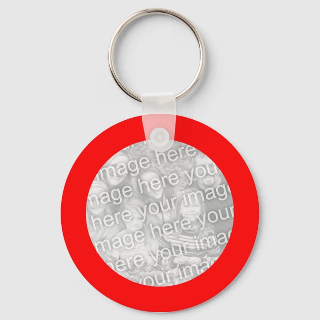 Chaveiro Pulseira de Chave Vermelha (Frente)