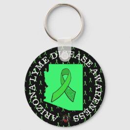 Chaveiro Pulseira de conscientização sobre a doença de Lyme