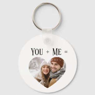 Chaveiro Pulseira de Coração de Casal com Foto Personalizad