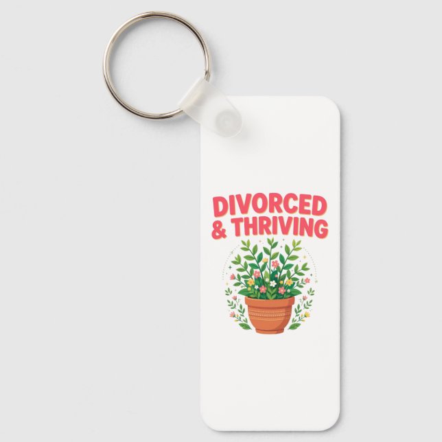 Chaveiro Pulseira de Divorciado e Próspero (Frente)