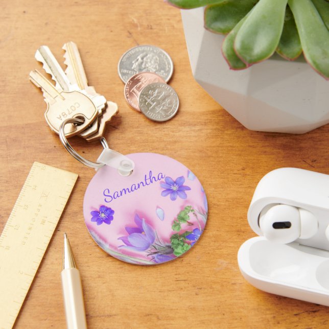 Chaveiro Pulseira de Flores Personalizada | Flores Silvestr (Mesa)
