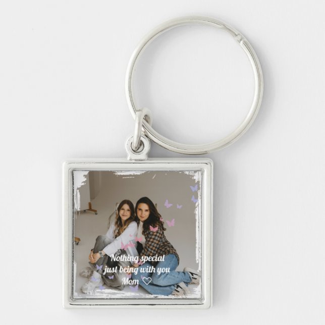 Chaveiro Pulseira de Foto com Amor Materno Personalizado (Frente)