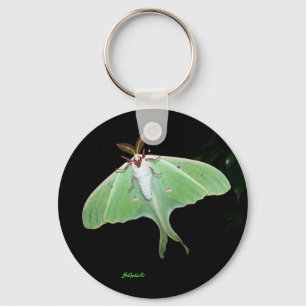 Chaveiro Pulseira de Foto de Mariposa Noturna Luna
