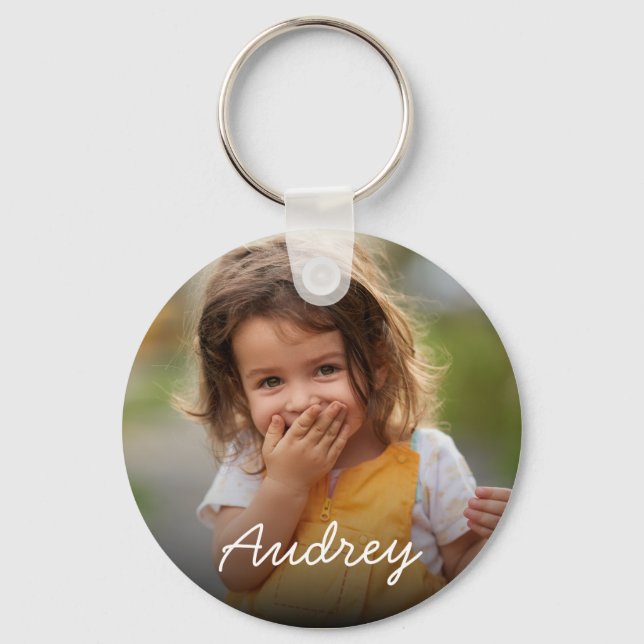 Chaveiro Pulseira de Fotos Personalizada com Nome (Frente)