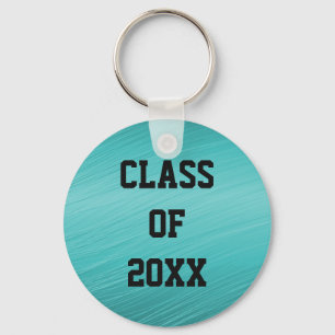 Chaveiro Pulseira de graduação da turma Teal de 20xx