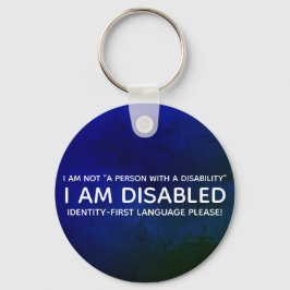 Chaveiro Pulseira de Identidade para Deficiência