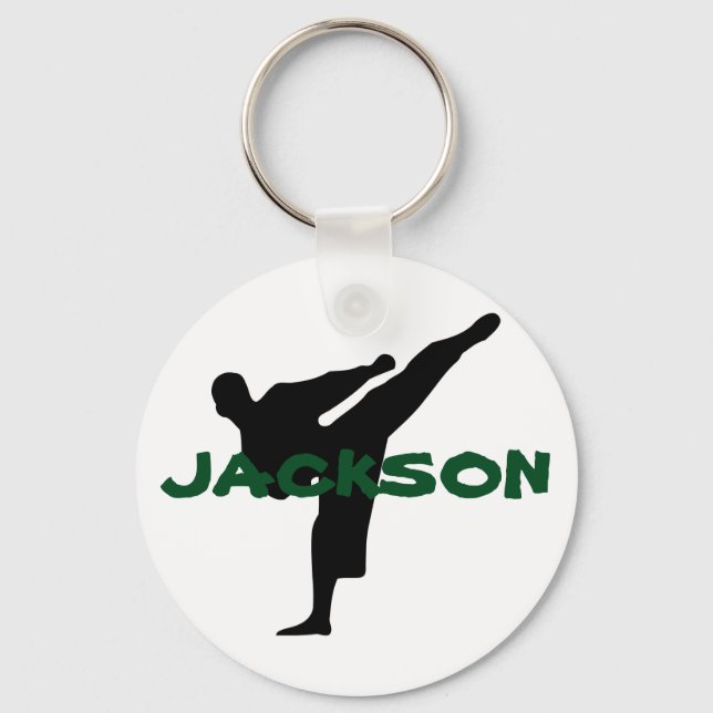 Chaveiro Pulseira de Karate Personalizada (Frente)