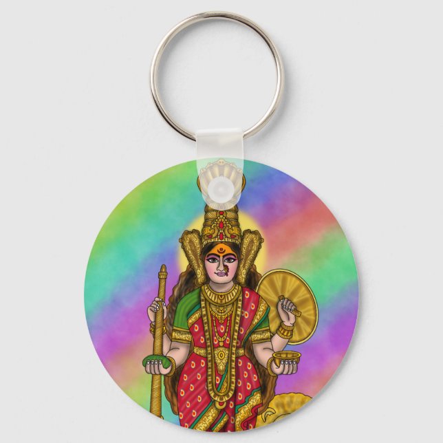 Chaveiro Pulseira de Kolhapur Mahalakshmi Divina (Frente)