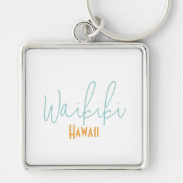 Chaveiro Pulseira de lembrança de viagem para Waikiki, Hava