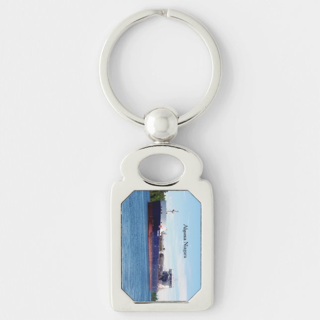 Chaveiro pulseira de metal Algoma Niagara (Frente)