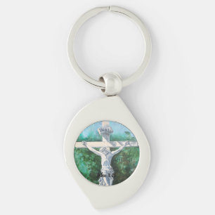 Chaveiro Pulseira de Metal João 3:16 fé igreja pastor
