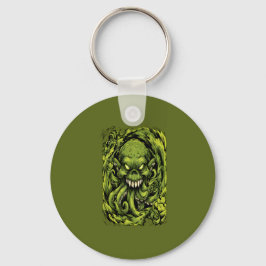 Chaveiro Pulseira de Monstro Tentáculo Verde Sinistro