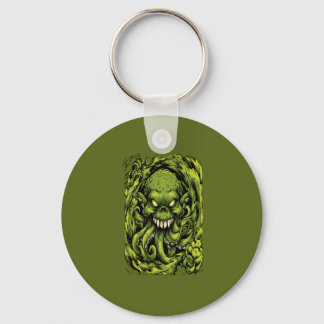 Chaveiro Pulseira de Monstro Tentáculo Verde Sinistro