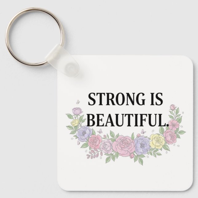 Chaveiro Pulseira de Motivação Personalizada (Frente)