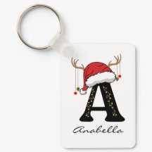 Pulseira de Natal Personalizada com Monograma para