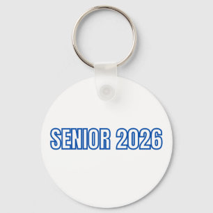 Chaveiro Pulseira de Nome Personalizado Azul Varsity Senior