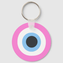 pulseira de olho mau rosa dourada