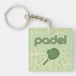 Chaveiro Pulseira de Padel – Verde Matcha Vibrações de Azul