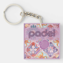 Chaveiro Pulseira de Padel – Vibrações de Azulejo Espanhol