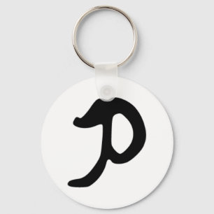 Chaveiro Pulseira de Teclas com Monograma P